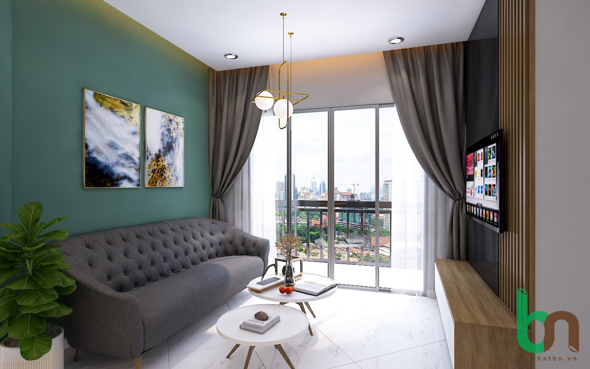 THIẾT KẾ THI C&Ocirc;NG NỘI THẤT CĂN HỘ TRỌN G&Oacute;I NH&Agrave; MẪU 4