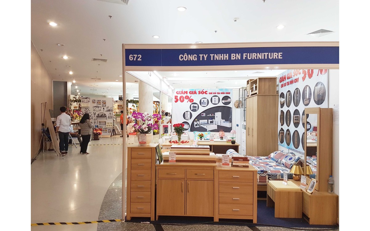 CTY BN FURNITURE THAM GIA HỘI CHỢ TRIỄN L&Atilde;M QUỐC TẾ VIETBUILD